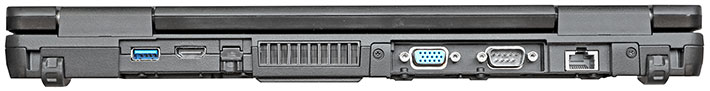Panasonic Toughbook 56 rear ports and rear xPAK expansion area