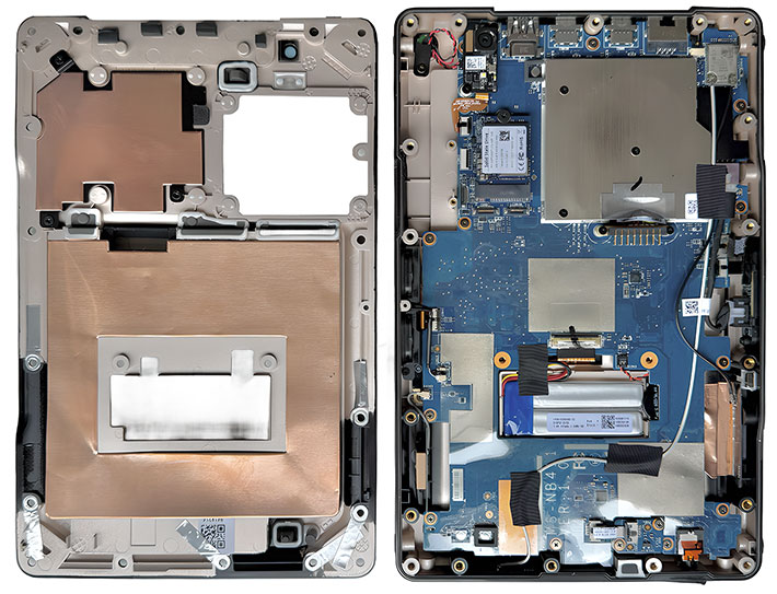 Internal design of the MobileDemand xTablet T8655 rugged tablet