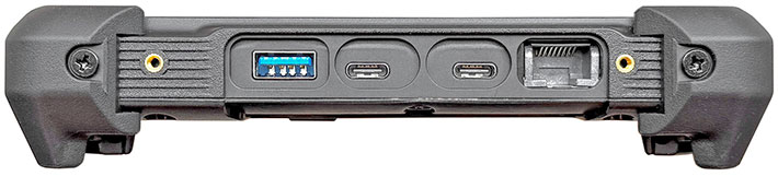 Left side ports and I/O of the MobileDemand xTablet T8655