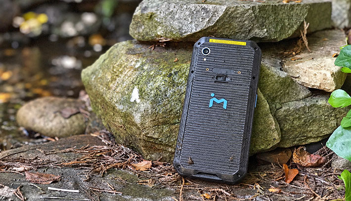 Rugged TC605 handheld outdoors