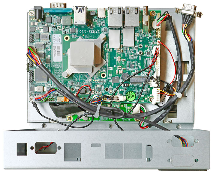 Internal components of the Winmate W07IAN3S-OFT1 Open Frame Panel PC
