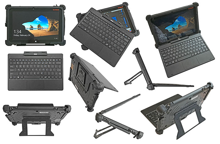 MobileDemand Flex 10A Windows 10 Pro Tablet / Laptop 2 en 1